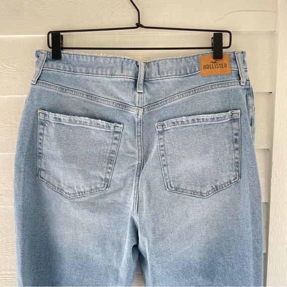 Hollister Ultra High Rise Light Wash Dad Jeans Women’s 14 R - Picture 6 of 7